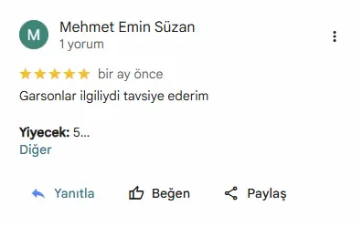 Google Yorum 5