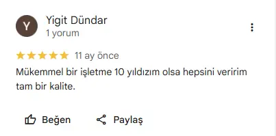 Google Yorum 2