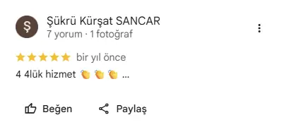 Google Yorum 5